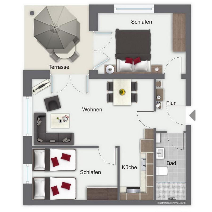 Duenenblick Wohnung 37 Boltenhagen  Luaran gambar